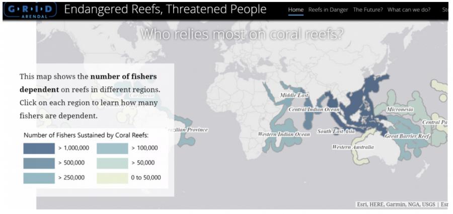 coral reef story map