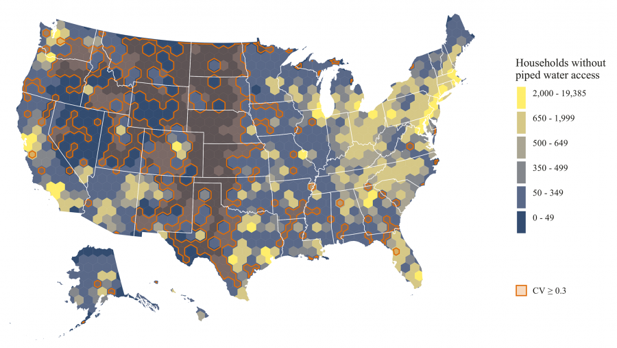 plumed households in the US