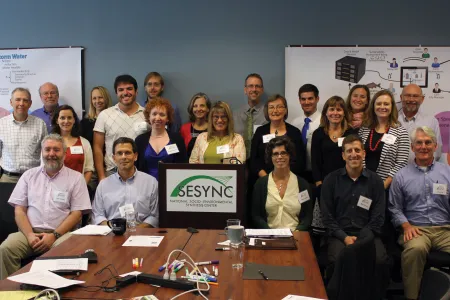 The Role of Green Infrastructure Team gathered together at SESYNC.