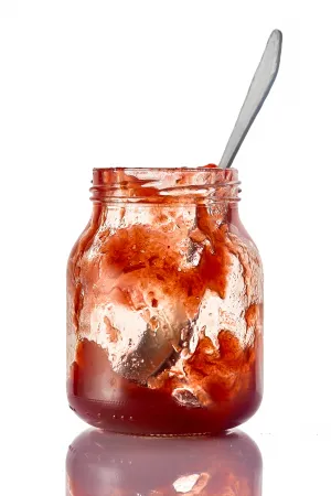 used jar of jam