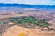 An image showing the urban sprawl of Las Vegas, Nevada into the surrounding desert